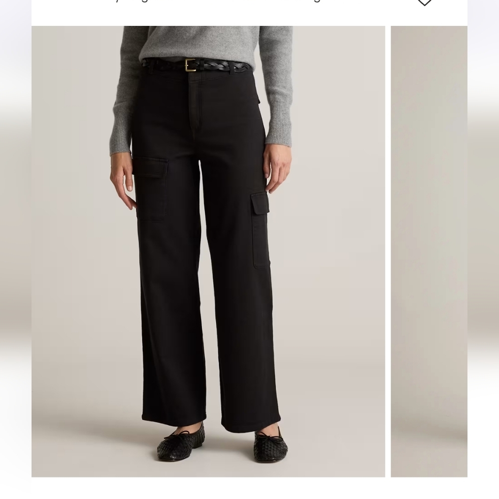 Twill Cotton Stretch Cargo Pants Sz 6 NWT